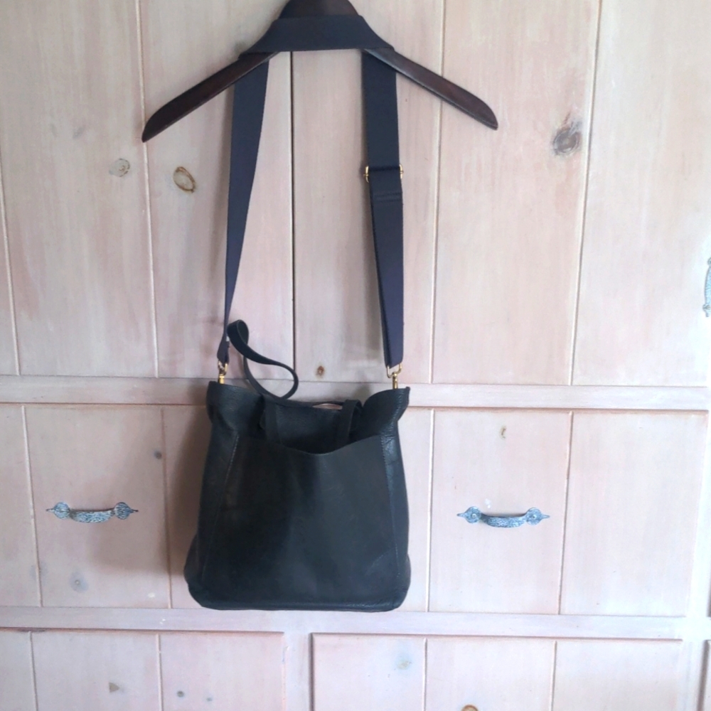 Madewell leather Medium transport tote